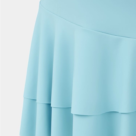 Halara Play dress, Airy Backless Crisscross Layered Ruffle Mini Cool Touch Sz L - Picture 7 of 13